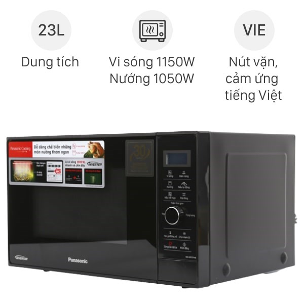 Lò vi sóng có nướng inverter Panasonic NN-GD37HBYUE 23 lít - Chính hãng#7