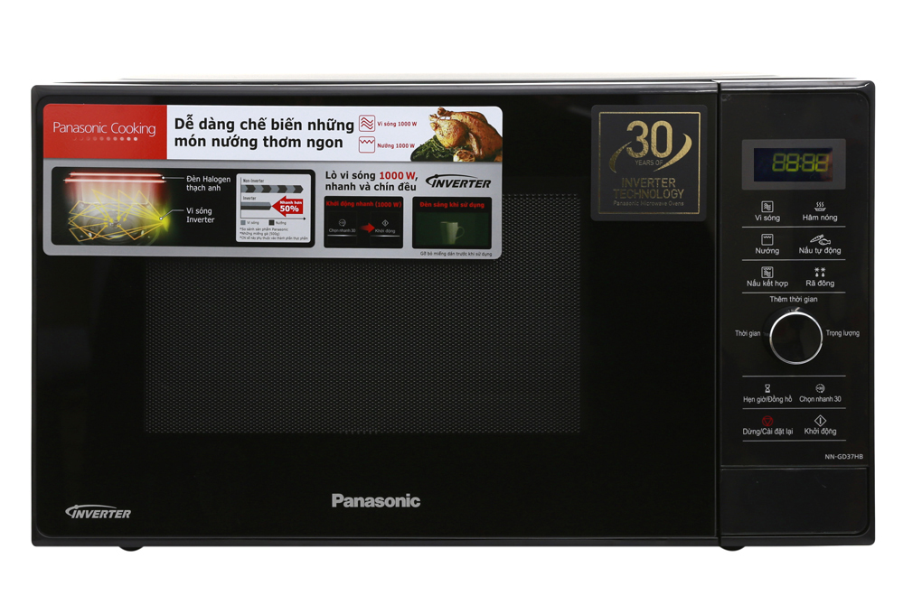 Lò vi sóng có nướng inverter Panasonic NN-GD37HBYUE 23 lít - Chính hãng#1
