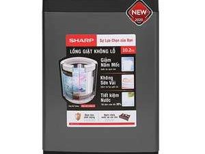 Máy giặt Sharp ES-W102PV-H lồng đứng 10.2 kg - Chính hãng