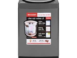 Máy giặt Sharp ES-W110HV-H lồng đứng 11 kg - Chính hãng