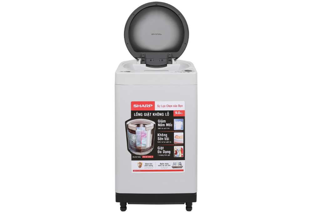 Máy giặt Sharp ES-W90PV-H lồng đứng 9kg - Chính hãng#8