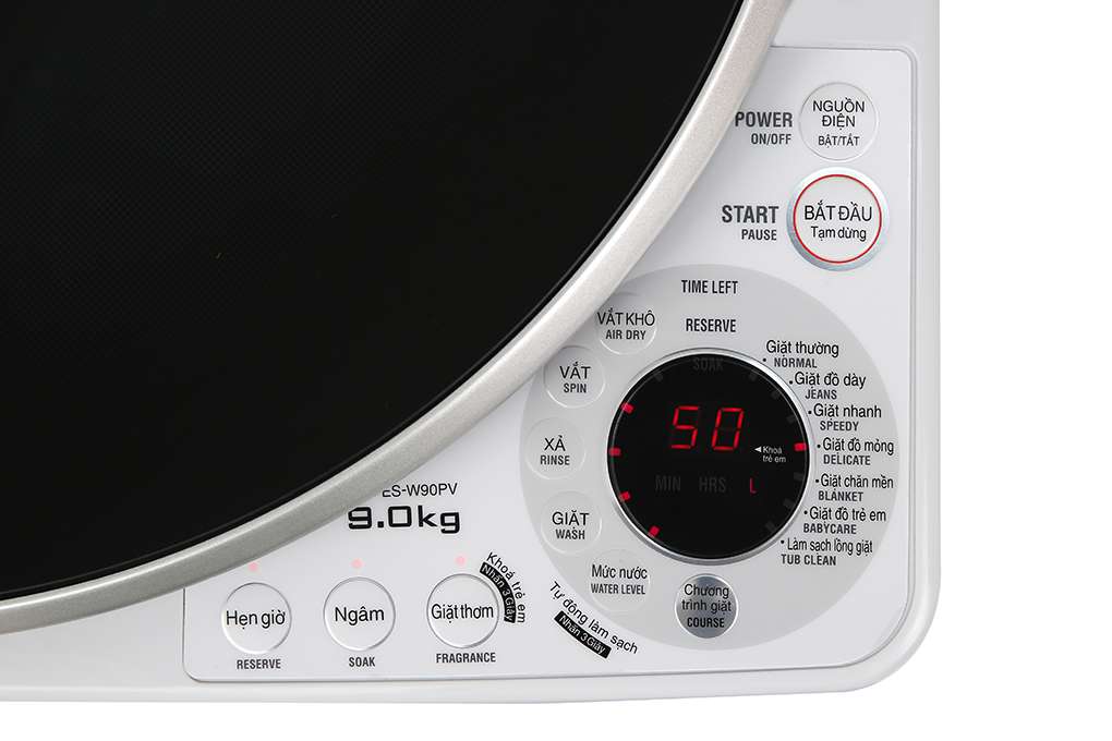 Máy giặt Sharp ES-W90PV-H lồng đứng 9kg - Chính hãng#6