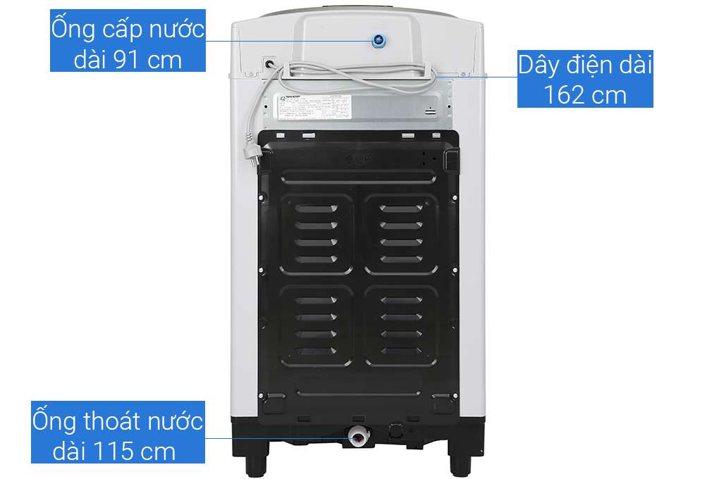 Máy giặt Sharp ES-W90PV-H lồng đứng 9kg - Chính hãng#1
