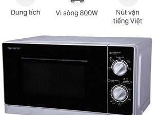 Lò Vi Sóng Cơ Không Nướng Sharp R-205VN-S 20 lít - Chính Hãng