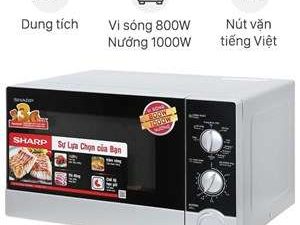 Lò Vi Sóng Cơ Có Nướng Sharp R-G302VN-S 23 lít - Chính Hãng