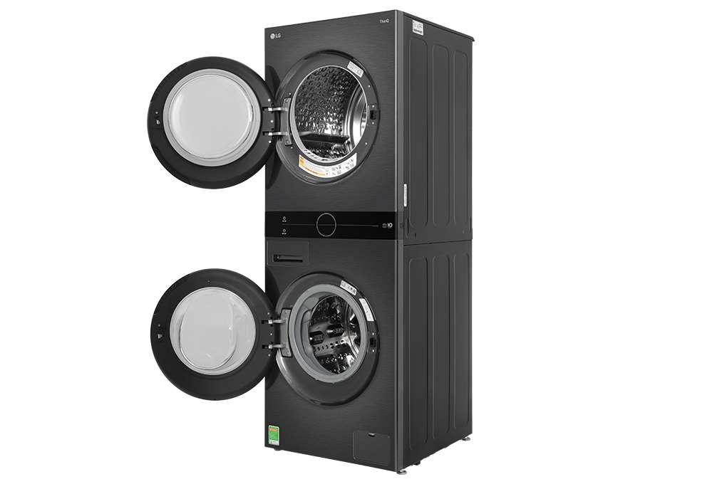 Tháp giặt sấy LG Giặt 14kg/ Sấy 10kg WT1410NHB - Chính hãng#7
