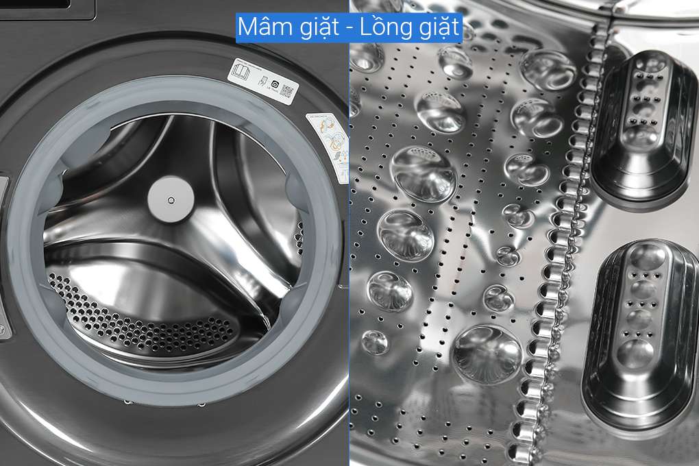 Tháp giặt sấy LG Giặt 14kg/ Sấy 10kg WT1410NHB - Chính hãng#16