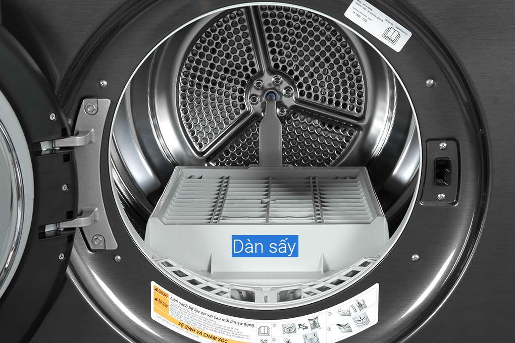 Tháp giặt sấy LG Giặt 14kg/ Sấy 10kg WT1410NHB - Chính hãng#14