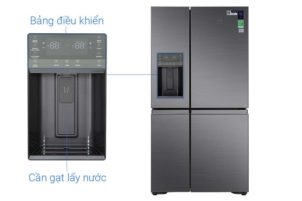 Tủ lạnh Electrolux Inverter 609 Lít EQE6879A-B - Chính hãng#9